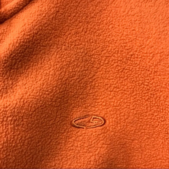Champion Orange Fleece Size XL Kids Sweatshirt Quarter Zip - Picture 2 of 4